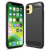 Flexi Slim Carbon Fibre Case for Apple iPhone 11 - Brushed Black